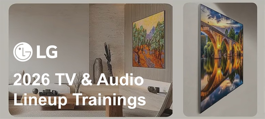 LG 2026 TV & Audio Lineup Trainings