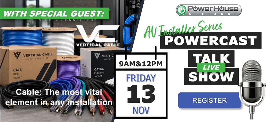 Vertical Cable PowerCast