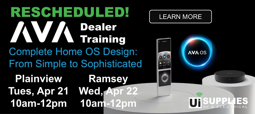 AVA Dealer Trainings - Complete Home OS Design: From Simple to Sophisticated
